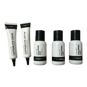 The INKEY List Skincare Set 2x Caffeine Eye Cream 15ml 3x Hyaluronic Acid 30ml